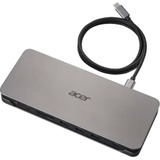 Acer USB Type-C Gen1 Dock - EU Netzkabel, Dockingstation grau, HDMI, DisplayPort, USB, LAN