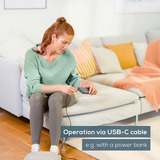 Beurer Fußmassagekissen mit Wärme FM 28  grau