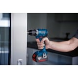 Bosch Akku-Bohrschrauber GSR 18V-45 Professional, 18Volt blau/schwarz, 2x Li-Ionen Akku 2,0Ah, 82-teiliges Zubehör-Set, in L-Case