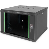 Digitus Professional Wandgehäuse Unique Serie - 600x600 mm (BxT), IT-Schrank schwarz, 7 Höheneinheiten