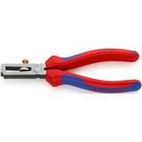 KNIPEX Abisolier-Zange 11 02 160  mit Öffnungsfeder und Rändelschraube