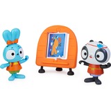 Spin Master Brave Bunnies - Malen mit Boo Hase und Panda, Spielfigur mit 2 Actionfiguren und 1 Leinwand als Zubehör, Spielzeug für Kinder ab 3 Jahren, Basic Figuren Set