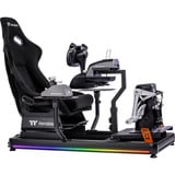 Thermaltake GF500 Flight Simulator Cockpit Black GSC-F50-CPASBB-01, Sim Rig schwarz