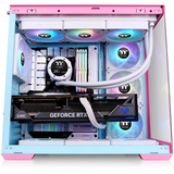 Thermaltake View 380 TG ARGB , Tower-Gehäuse rosa, Tempered Glass x 2