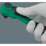 Wera 8100 SB 12 Zyklop Comfort-Knarrensatz, 3/8", Werkzeug-Set schwarz/grün, 16-teilig, Comfort-Knarre mit Umschalthebel