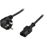 BlueWalker EU-Netzkabel C13 schwarz