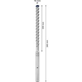 Bosch Professional EXPERT Hammerbohrer SDS-max-8X, Ø 16mm 5 Stück, Arbeitslänge 200mm