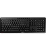 CHERRY STREAM KEYBOARD, Tastatur schwarz, IT-Layout, Cherry SX-Scherentechnologie