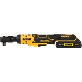 DEWALT Akku-Ratsche DCF512D1G, 1/2", 18Volt, Schrauber gelb/schwarz, XR Li-Ionen-Akku 2,0Ah