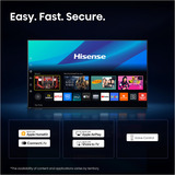 Hisense 75E7S PRO Hi-QLED-Fernseher 189 cm (75 Zoll), schwarz/dunkelgrau, UltraHD/4K, Free-Sync-Premium, 144Hz Panel