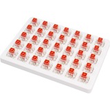 Keychron Kailh Box Red Switch-Set, Tastenschalter rot/transparent, 35 Stück