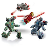 LEGO 76320 Marvel Super Heroes Iron Man & War Machine vs. Hammer-Drohnen, Konstruktionsspielzeug 