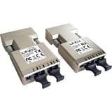 Lindy LWL DVI-D Single Link Extender, DVI Erweiterung silber, 500m