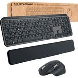 Logitech MX Keys Combo for Business Gen 2, Desktop-Set graphit, DE-Layout, Scherenmechanik, Logi Bolt, Bluetooth, kompatibel mit PC/Mac/iPad/Android