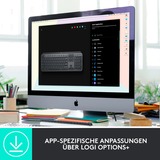 Logitech MX Keys Combo for Business Gen 2, Desktop-Set graphit, DE-Layout, Scherenmechanik, Logi Bolt, Bluetooth, kompatibel mit PC/Mac/iPad/Android