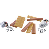 MGA Entertainment Little Tikes Creative Construction - Holz, Nägel und Schraubenset, Kinderwerkzeug 