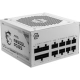 MSI MAG A850GL PCIE5 WHITE, PC-Netzteil weiß, 1x 12VHPWR, 4x PCIe, Kabelmanagement, 850 Watt