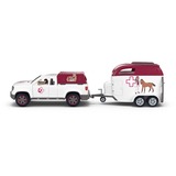 Schleich Horse Club Mobile Tierärztin mit Anhänger, Spielgebäude 