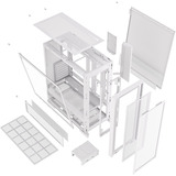 Silentware Air 2000 ARGB , Tower-Gehäuse weiß, Inkl. 7 Lüfter