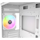 Thermaltake View 170 WS ARGB Snow White, Tower-Gehäuse weiß/holz, Tempered Glass x 2, Holz-Struktur