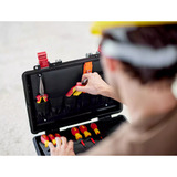 Wiha Werkzeugkoffer Basic Set L electric , Werkzeug-Set rot/gelb, 46-teilig, mit Koffer