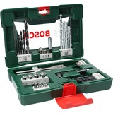 Bosch Heimwerken & Garten V-Line Bohrer- und Bit-Set, 41-teilig, Bit-Satz grün, mit Winkelschrauber