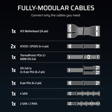 Corsair RM850e (3rd Gen) White, PC-Netzteil weiß, 1x 12-Pin High Power GPU, 3x PCIe, Kabelmanagement, 850 Watt