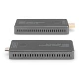 Digitus 4K Wireless Video Extender USB-C > HDMI, 30 Meter, HDMI Verlängerung schwarz/silber, Sendeeinheit + Empfängereinheit