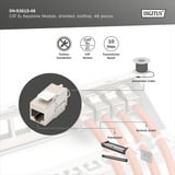 Digitus CAT 6A Keystone-Modul geschirmt werkzeugfrei 48 Stk. 