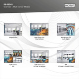 Digitus HDMI Matrix Switch / Multi-Viewer 4x2, HDMI Switch 
