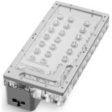 EKWB EK-QuantumX Loophole Distroplate D5 PWM - Silver transparent/silber