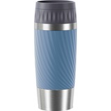 Emsa TRAVEL MUG Easy Twist Thermobecher blau/edelstahl, 0,36 Liter