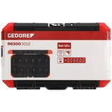 GEDORE Red Kraftschrauber-Steckschlüssel-Satz 1/2", 12-teilig rot/schwarz, SW 10mm - 24mm