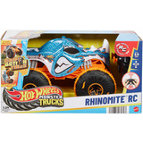 Hot Wheels RC Monster Trucks Rhinomite im Maßstab 1:24 Spielzeug-Truck mit batteriebetriebener Fernbedienung