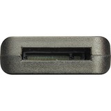 Inter-Tech Adapter K-1696-P2, USB-C 3.2 Gen 2 > M.2 SSD schwarz, unterstützt PCIe (NVMe) und SATA SSDs