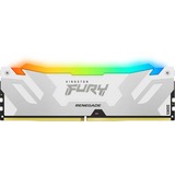 Kingston FURY DIMM 32 GB DDR5-7200 (2x 16 GB) Dual-Kit, Arbeitsspeicher weiß, KF572C38RWAK2-32, Renegade RGB, INTEL XMP