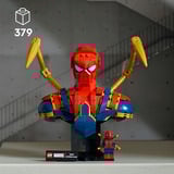 LEGO 76326 Marvel Iron Spider-Man Büste, Konstruktionsspielzeug 