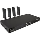 Lindy 150m Cat.6 4x4 HDMI 4K60 HDBaseT Matrix Extender, HDMI Splitter schwarz