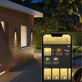 Philips HUE White & Color Ambiance Resonate Wandleuchte, LED-Leuchte schwarz, einstrahlig