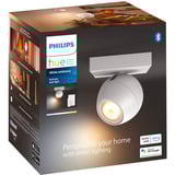 Philips Hue White Ambiance Buckram Einzelspot, Leuchte weiß, inkl. Dimmschalter