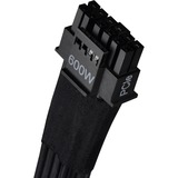 SilverStone 12VHPWR PCIe Adapter Kabel SST-PP14-PCIE schwarz, 0,55 Meter