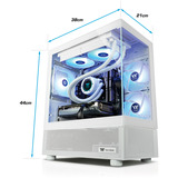 Thermaltake FTW Snow 5060Ti, Gaming-PC weiß, Windows 11 Home 64-Bit