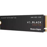 WD Black SN770 250 GB, SSD schwarz, PCIe 4.0 x4, NVMe, M.2 2280