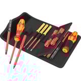 Wera Kraftform Kompakt VDE 18 Imperial 1 Tool Finder, 18-teilig, Schraubendreher rot/gelb, inkl. 2 Steckgriffe, VDE-Wechselklingen