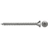 fischer Spanplattenschraube PowerFast 3,5x35 Senkkopf PZ 100 Stück, mit Vollgewinde, Edelstahl A2