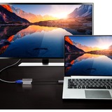 ATEN USB Adapter, USB-C Stecker > VGA Buchse grau/schwarz