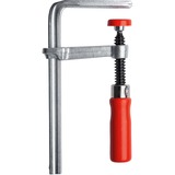 BESSEY Ganzstahl-Tischzwinge GTR12 silber/rot, 120 / 60, für Führungsschienen