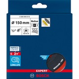 Bosch Expert Multiloch Stützteller, mittelhart, Ø150mm, M8, Schleifteller schwarz, für Bosch Exzenterschleifer