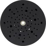 Bosch Professional Expert Multiloch Stützteller, mittelhart, Ø150mm, M8, Schleifteller schwarz, für Bosch Exzenterschleifer