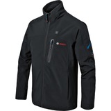 Bosch Professional Heat+Jacket GHJ 12+18V Kit Größe 2XL, Arbeitskleidung schwarz, inkl. Ladeadapter GAA 12V-21, 1x 12-Volt-Akku